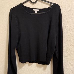 Thick Stretch Crop Top Sweater.